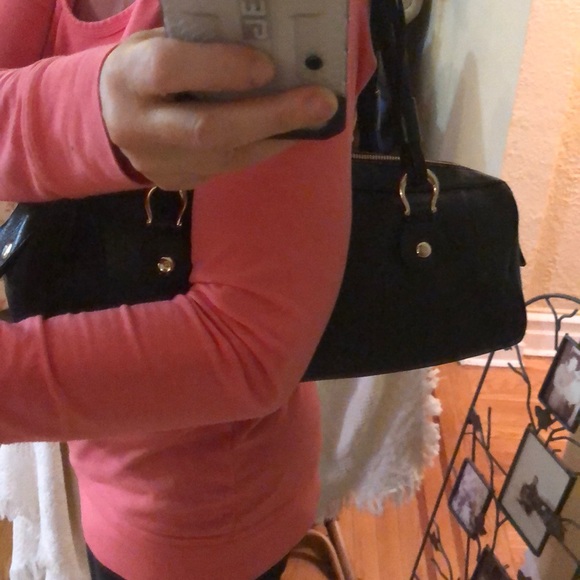 ⬇️ Kate Spade Shoulder Bag - Black Pebbled Leather - Picture 7 of 7